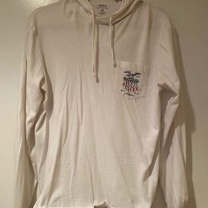 Ralph Lauren Long Sleeve Hooded Shirt (M)